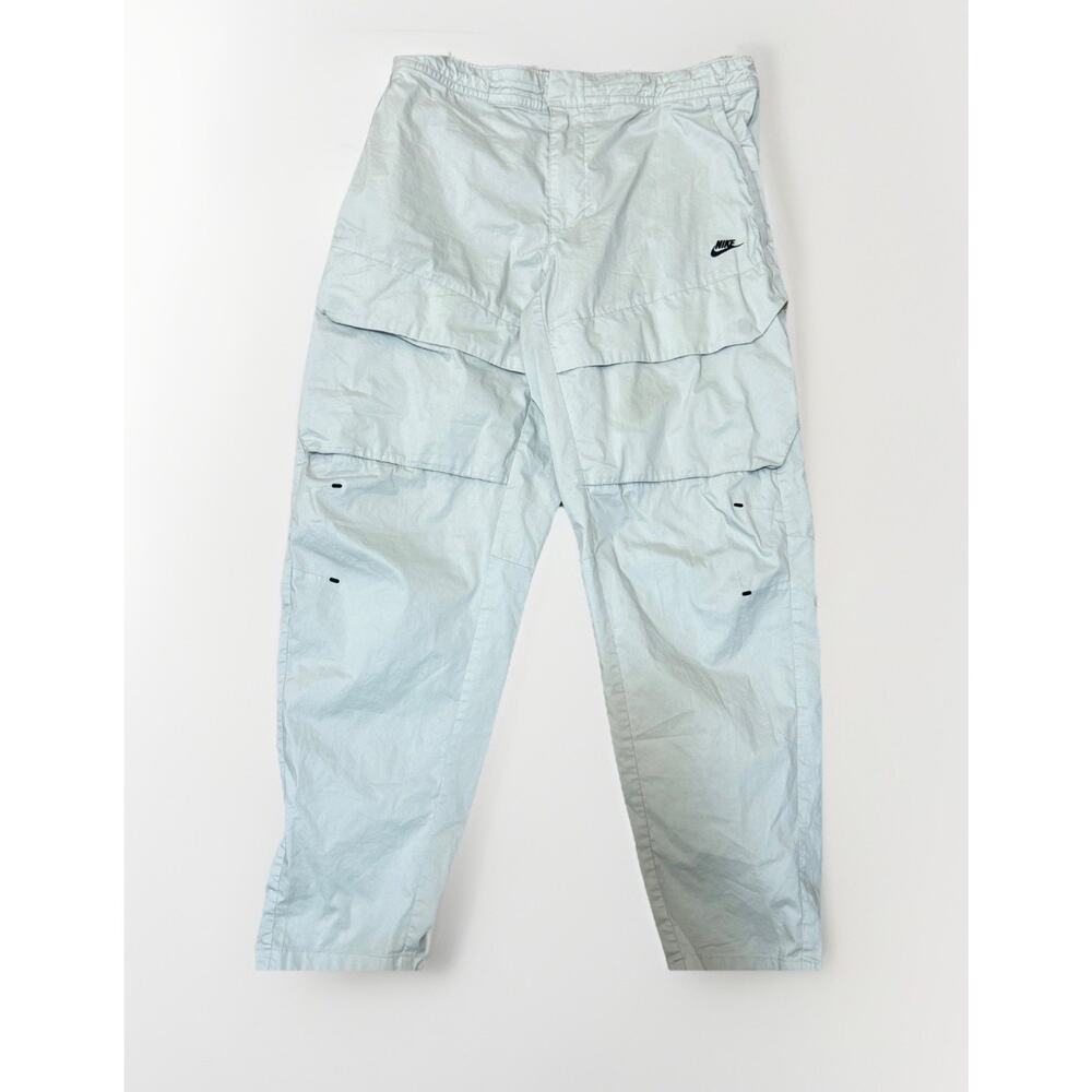 Nike Tech Essential Woven Utility Cargo Pants Size 34 Men Gray DD6570 034